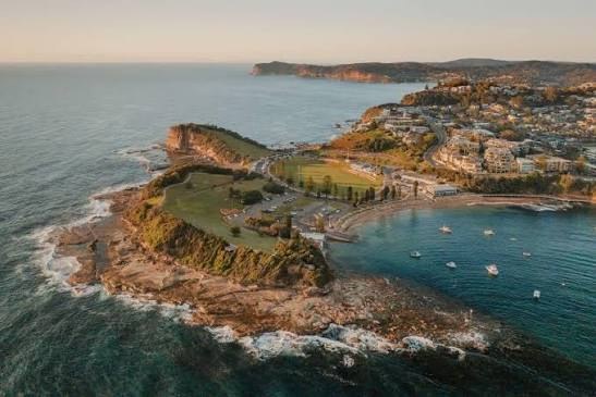 Aerial view of the Central Coast, NSW